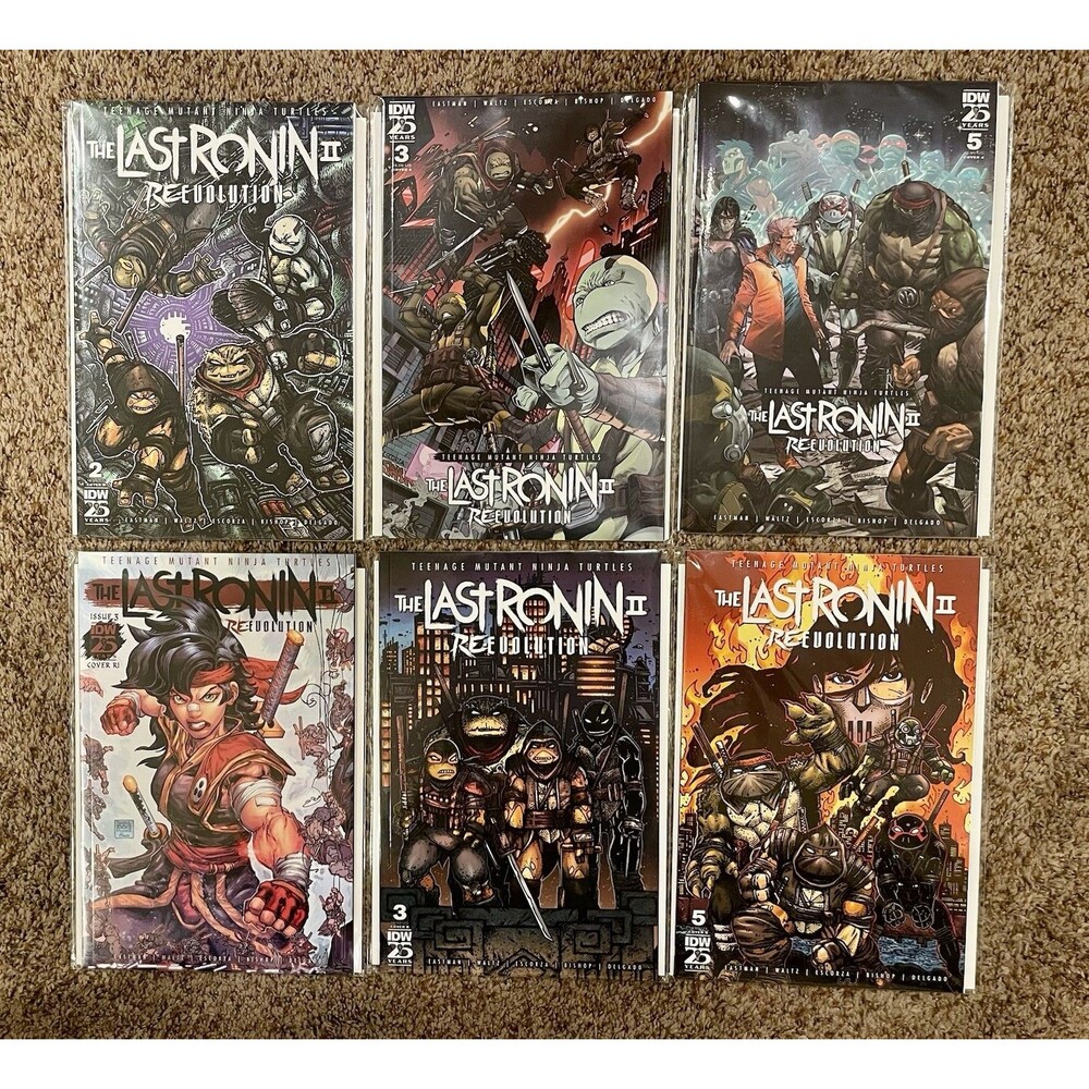 TMNT Last Ronin II Re-Evolution #2 3 5 IDW Lot Cover A B RI 6 Comics NM